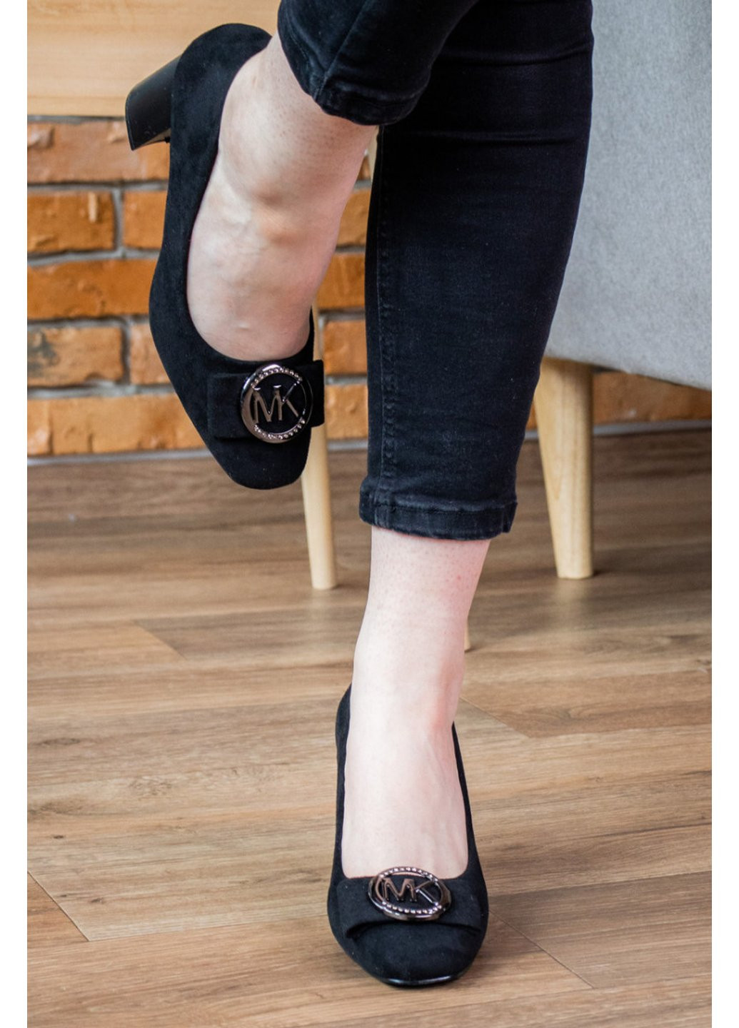 Туфлі жіночі на підборах Claire 1788 23 Чорний Fashion (257517824)