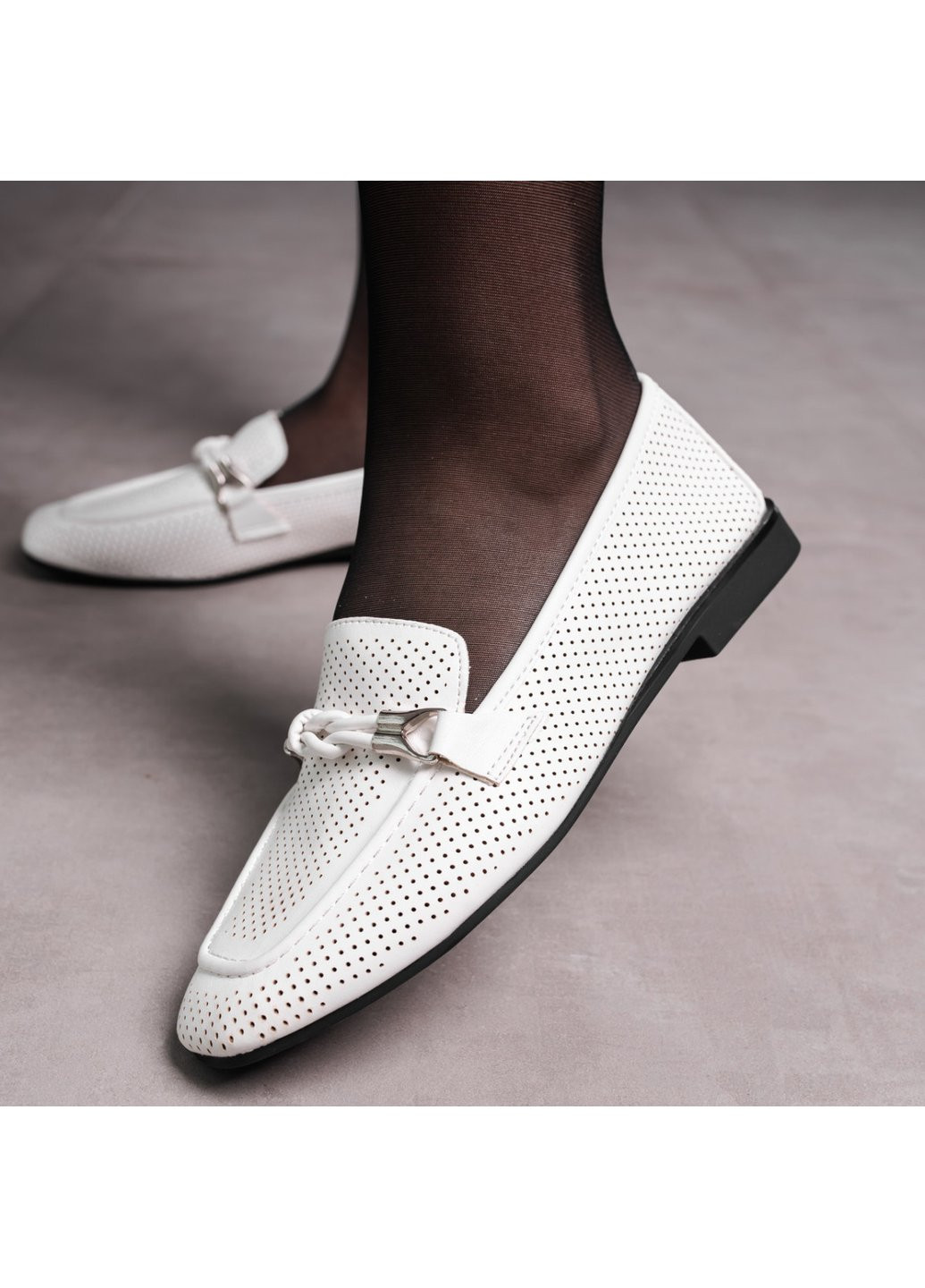 Fashion Лоферы женские Dolly 3582 235 Белый лоферы белый з искусственная кожа, украина — лето (257518279)