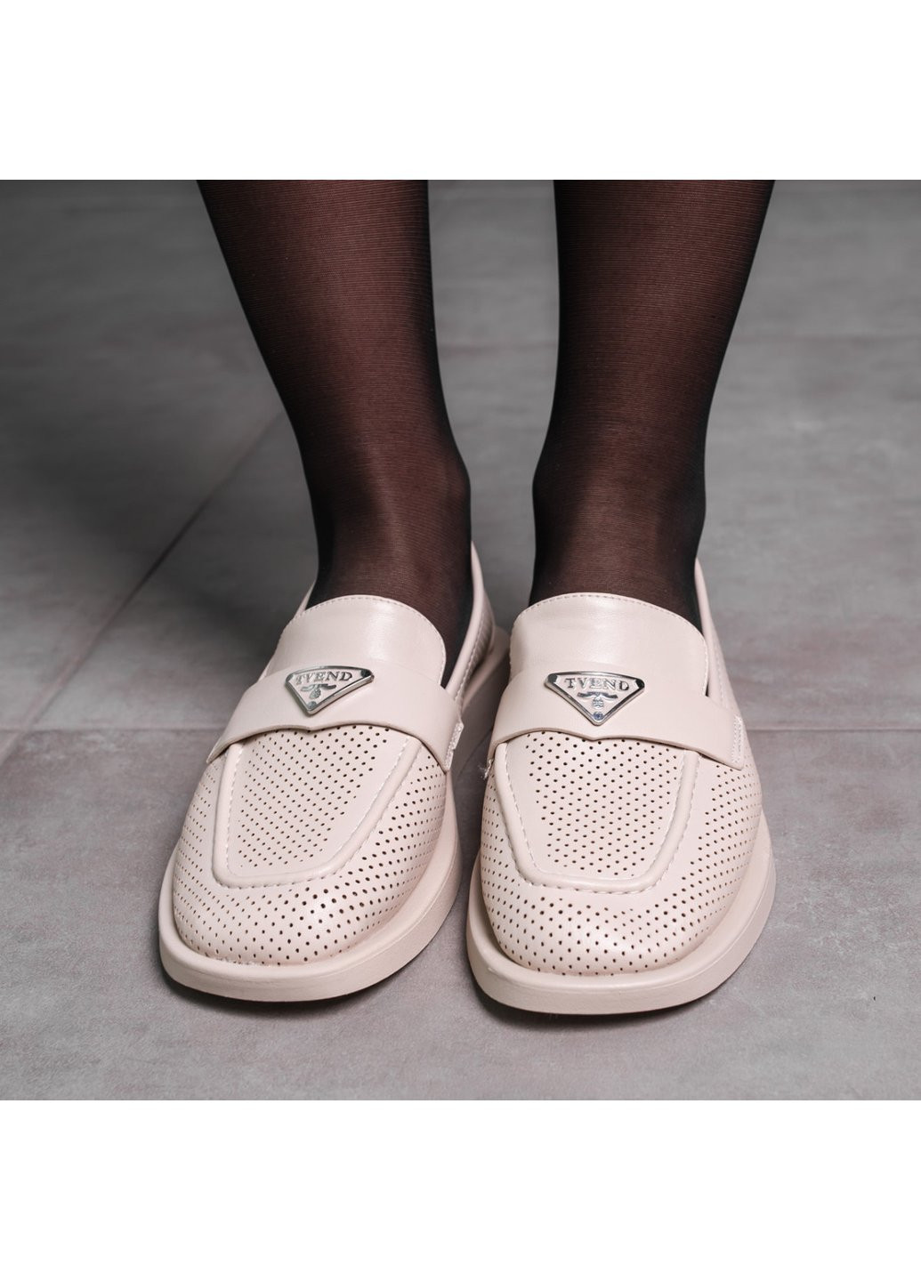 Fashion Лофери жіночі Aretha 3574 23 5 Бежевий лофери бежевий з штучна шкіра, україна — літо (257518162)