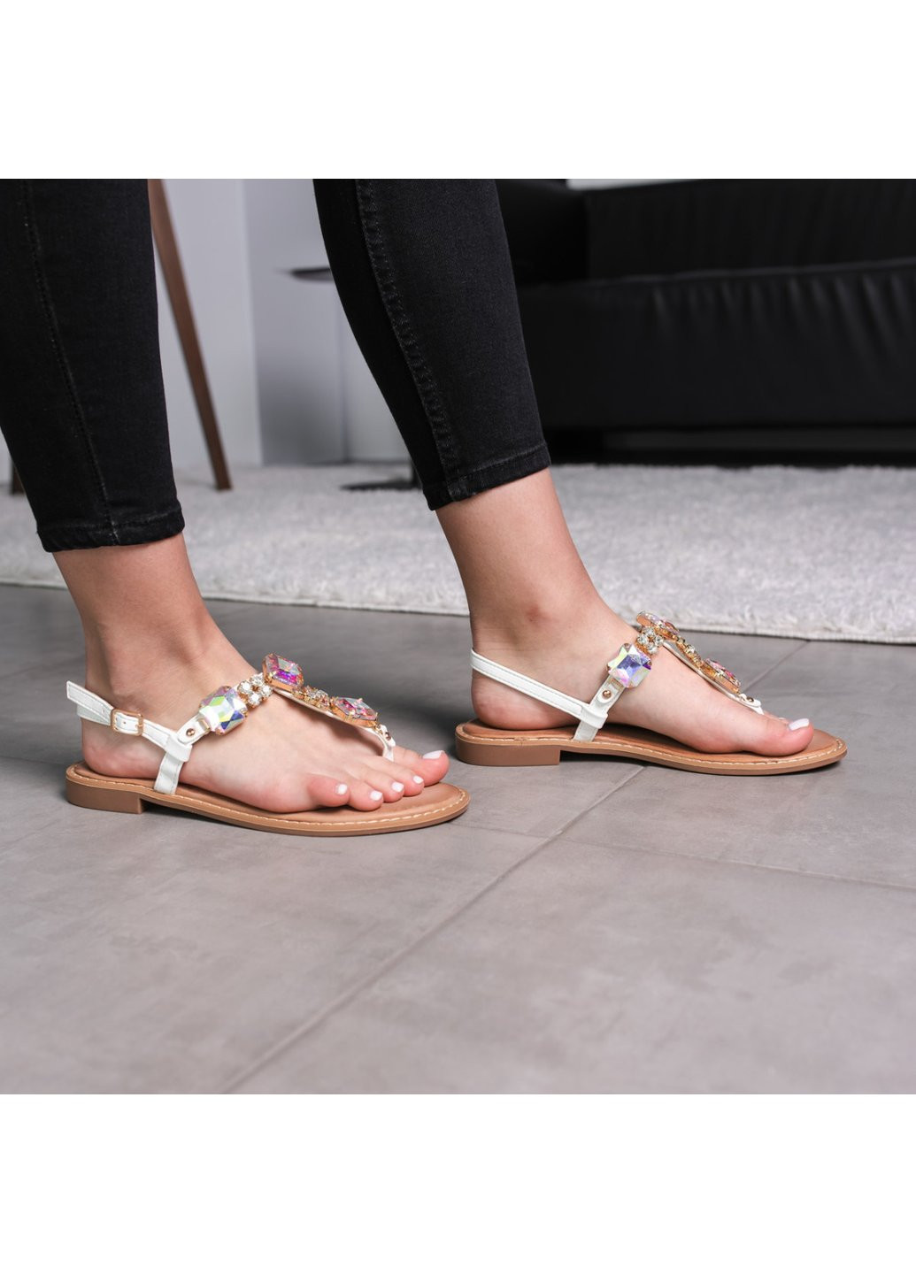 Жіночі босоніжки Dakota 3065 23 Білий Fashion (257518351)