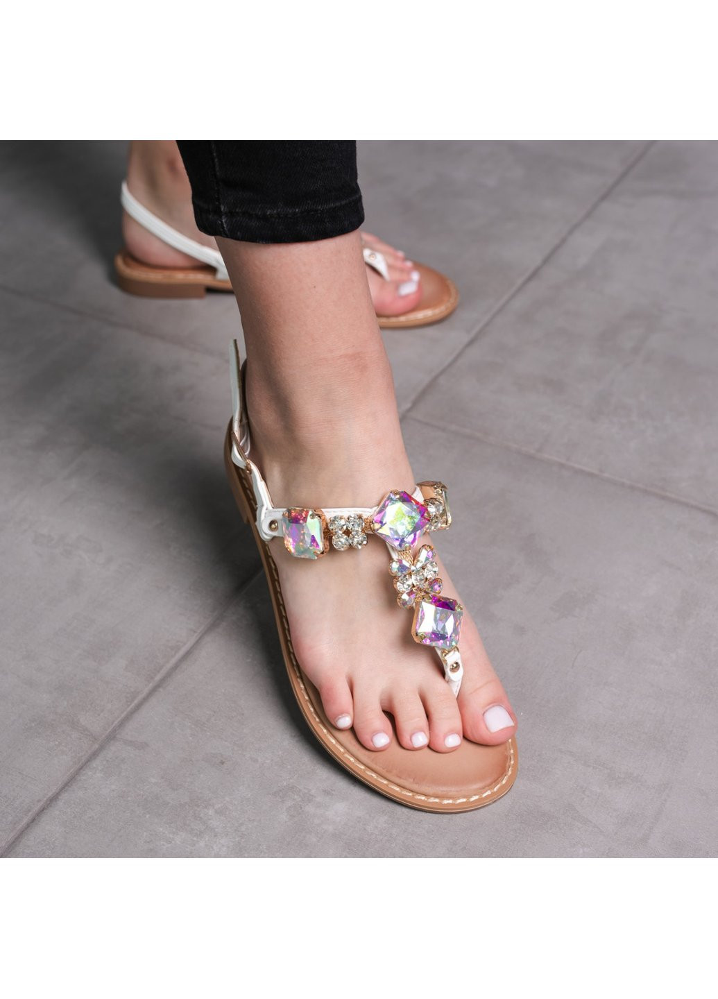 Жіночі босоніжки Dakota 3065 23 Білий Fashion (257518351)