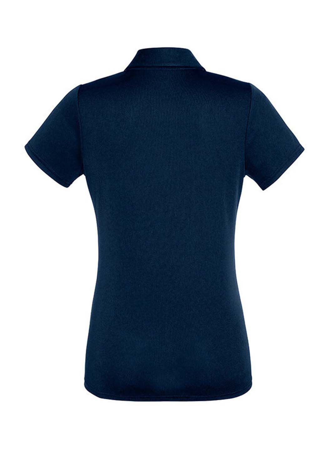 Темно-синяя женская футболка-поло Fruit of the Loom