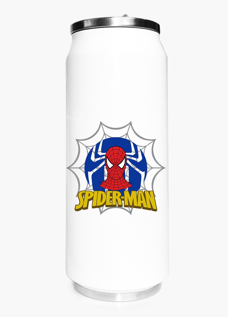 Термокружка термобанка из нержавеющей стали Человек-паук лого(SpaiderMan logo) 500 мл (31091-3621-500) MobiPrint (257517268)