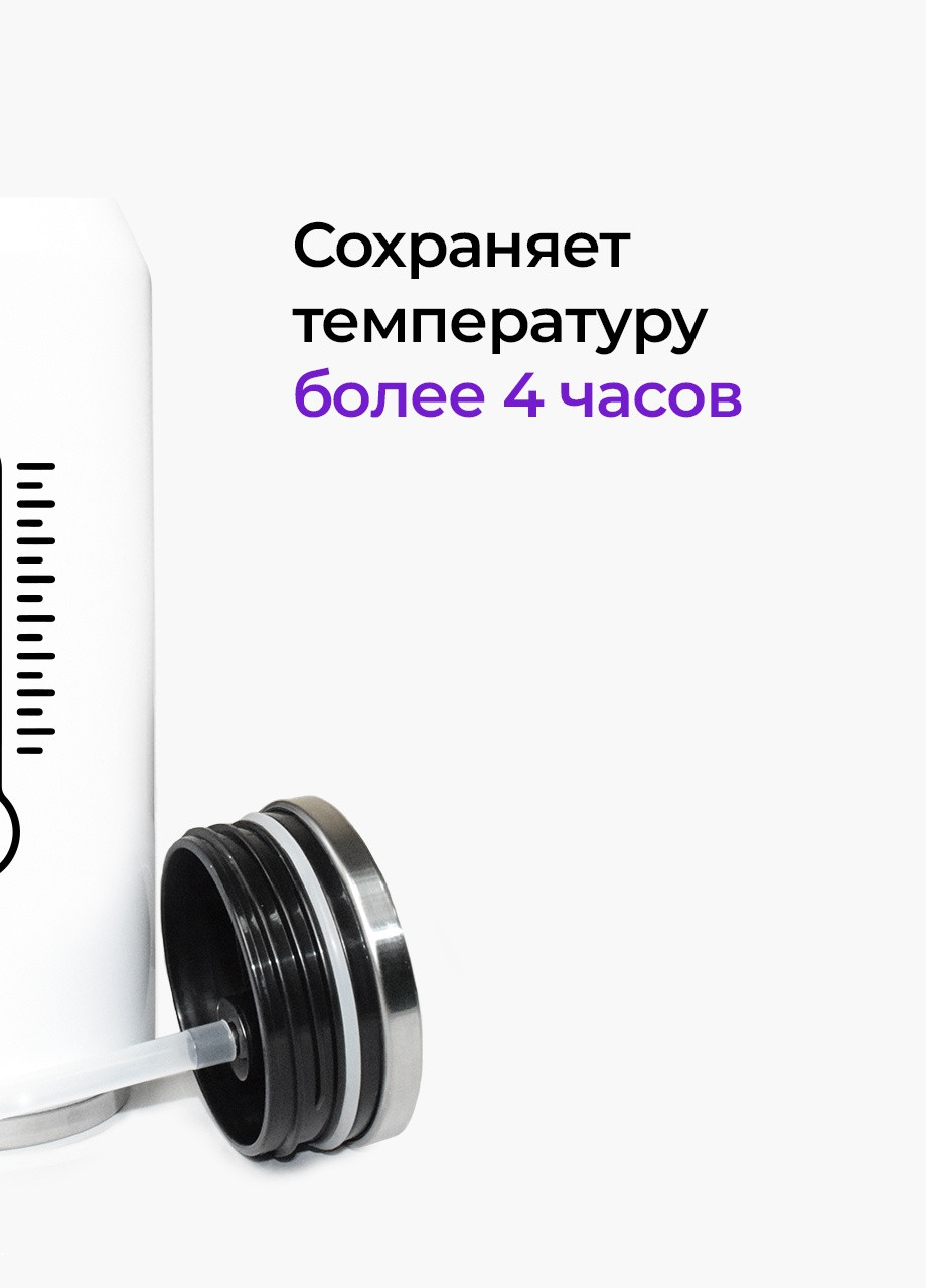 Термокружка термобанка з нержавіючої сталі Українка 500 мл (31091-3768-500) MobiPrint (257517281)