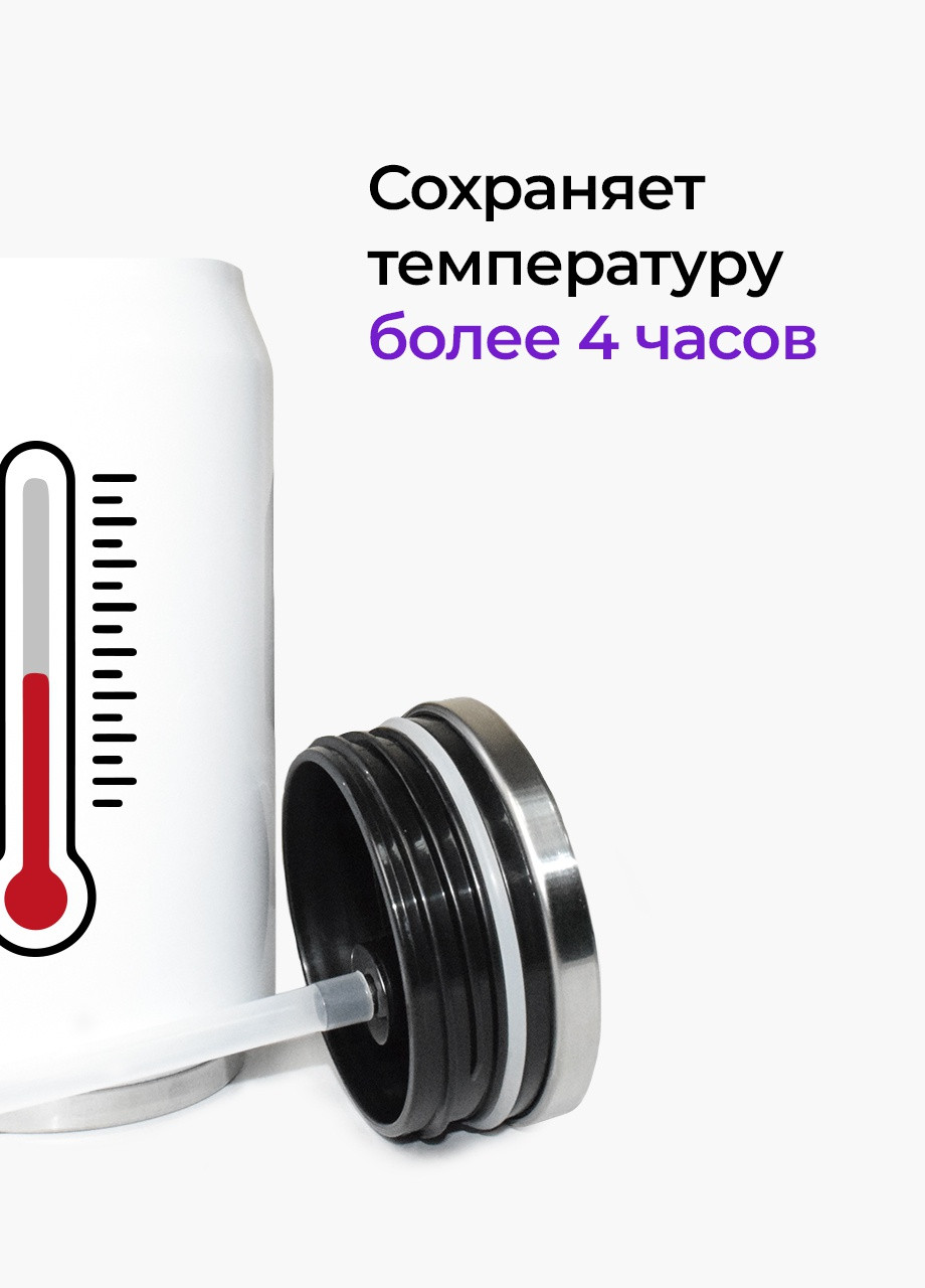 Термокружка термобанка из нержавеющей стали Украинка 350 мл (31091-3768-350) MobiPrint (257517260)