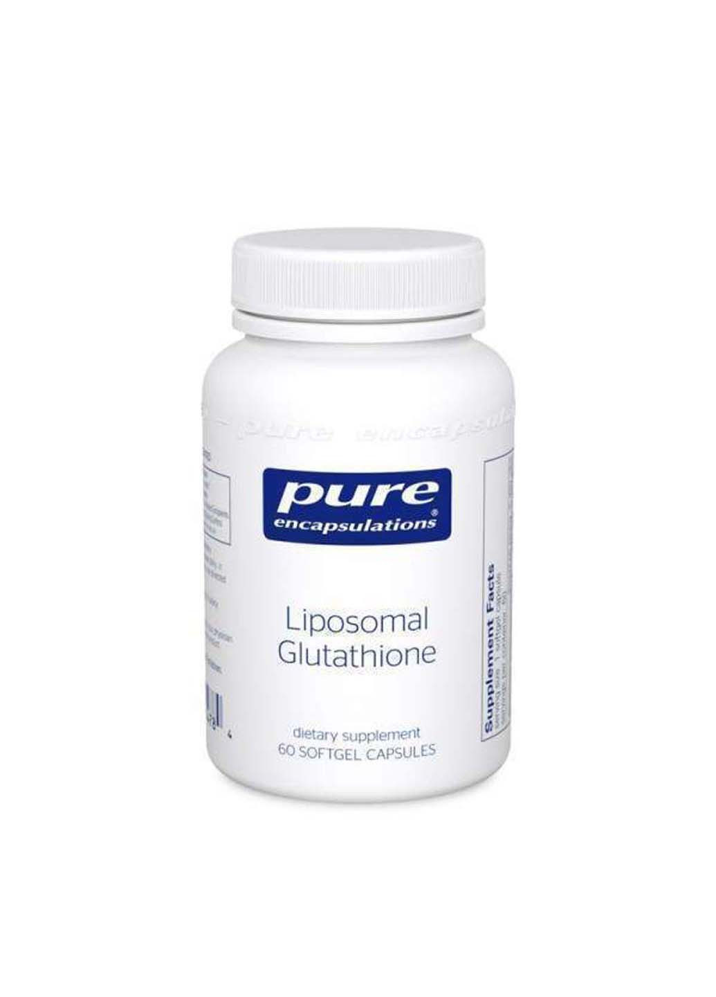 Ліпосомальний глутатіон 30 капсул Pure Encapsulations (257560001)