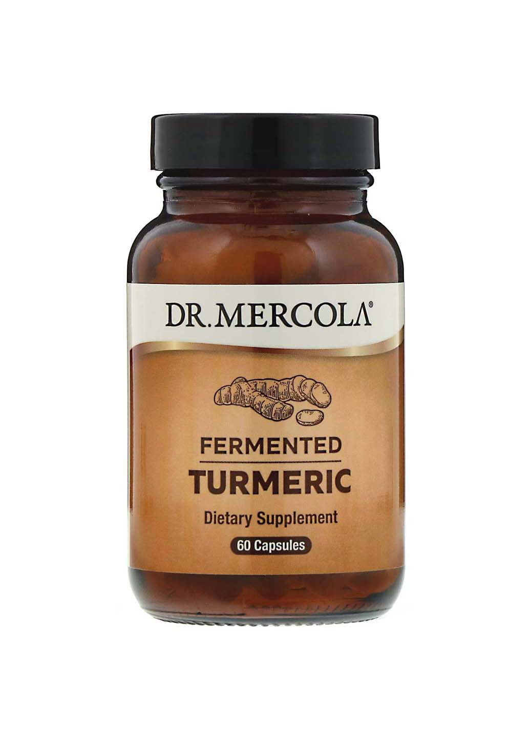 Куркума ферментированная 60 капсул Dr. Mercola (257559885)