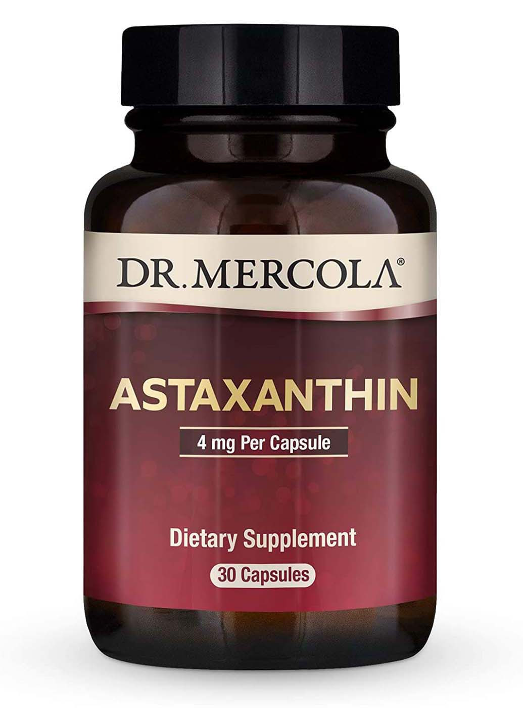 Астаксантин Astaxanthin 4 мг 30 капсул Dr. Mercola (257559878)