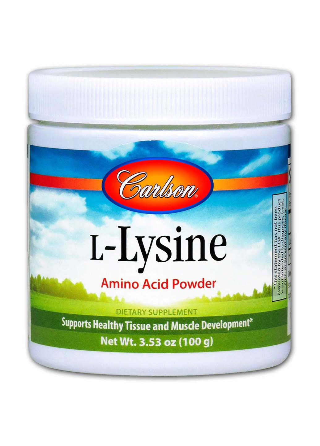 Лізин 100 грам Carlson Labs (257559870)