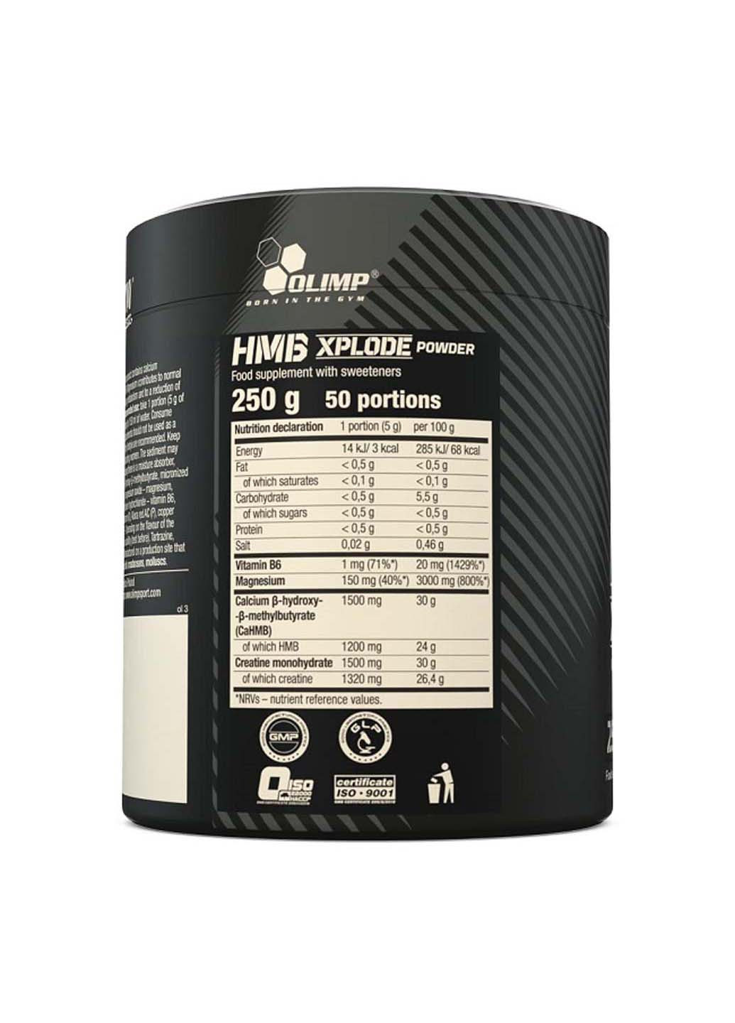 Амінокомплекс для спорту HMB Xplode 250 g /50 servings/ Pineapple Olimp Sport Nutrition (257559831)