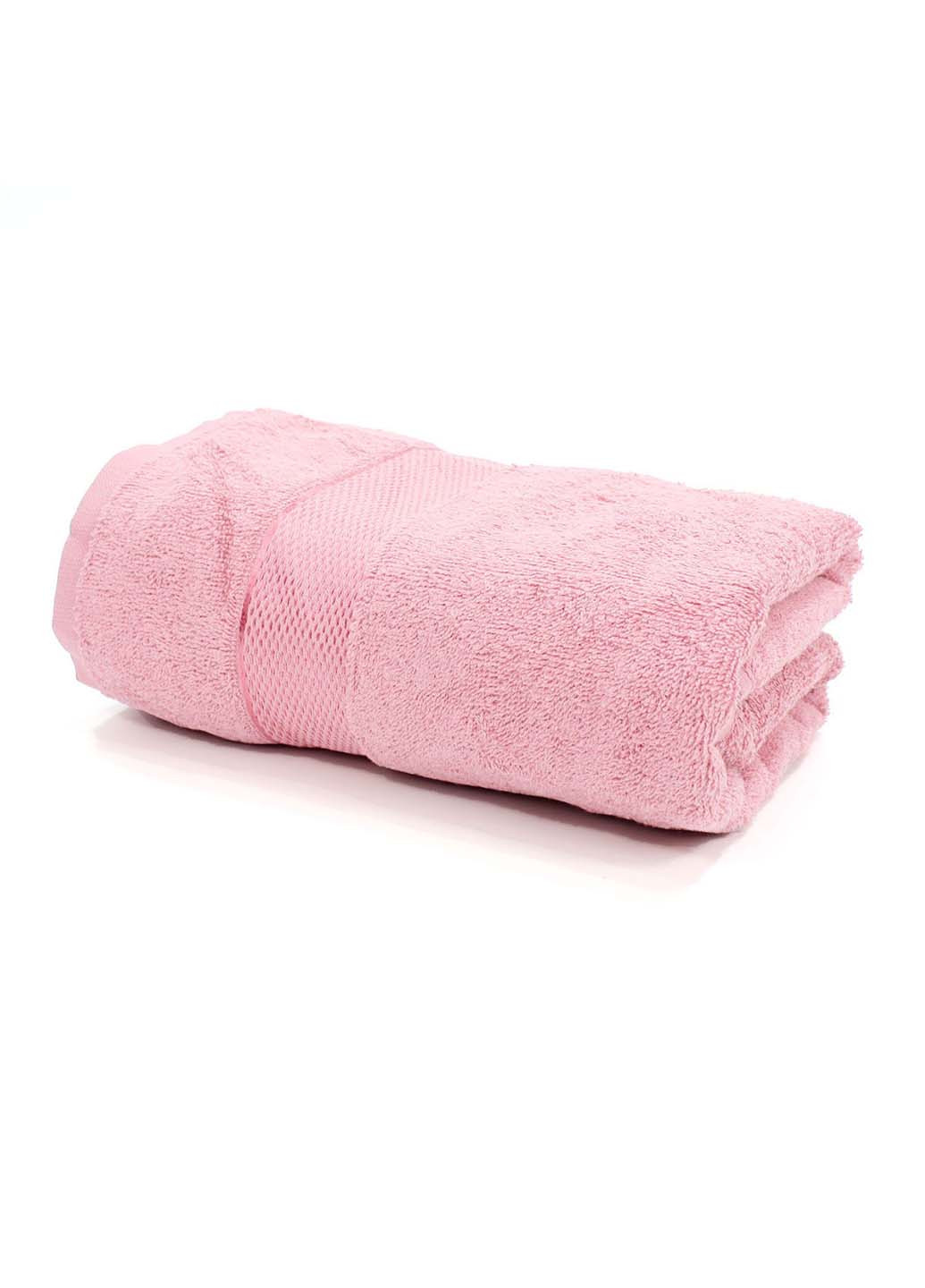 Еней-Плюс набор махровых полотенец бс0020 50х90, 70х140 розовый производство - Украина
