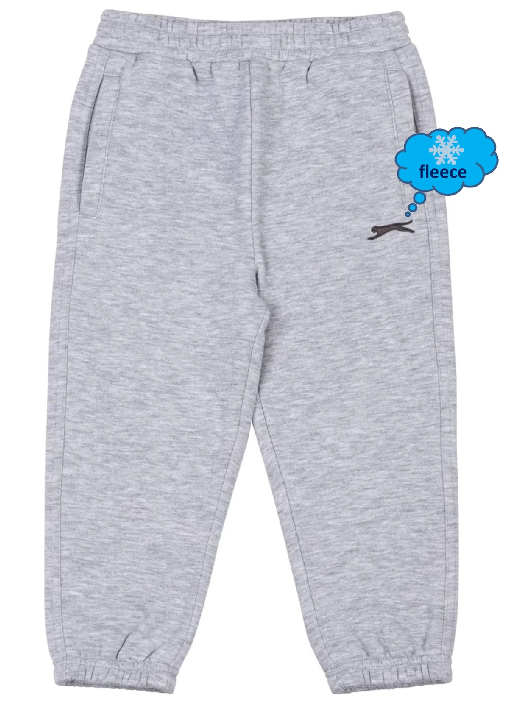 Светло-серые спортивные зимние брюки Slazenger