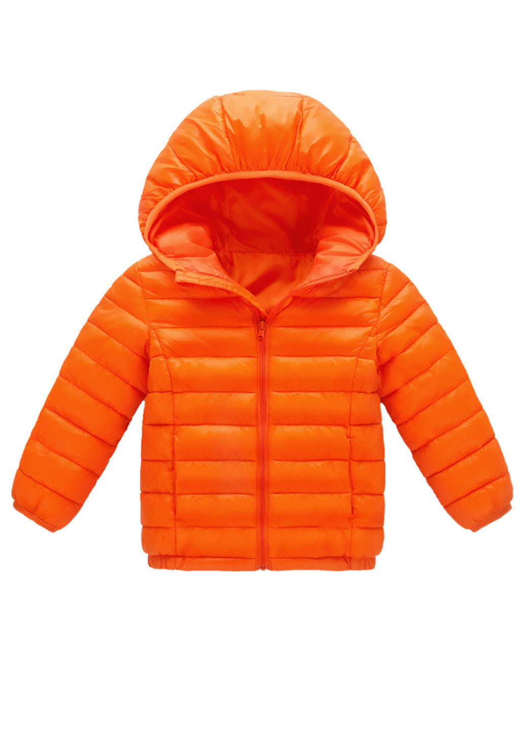 Оранжевая демисезонная куртка No Brand