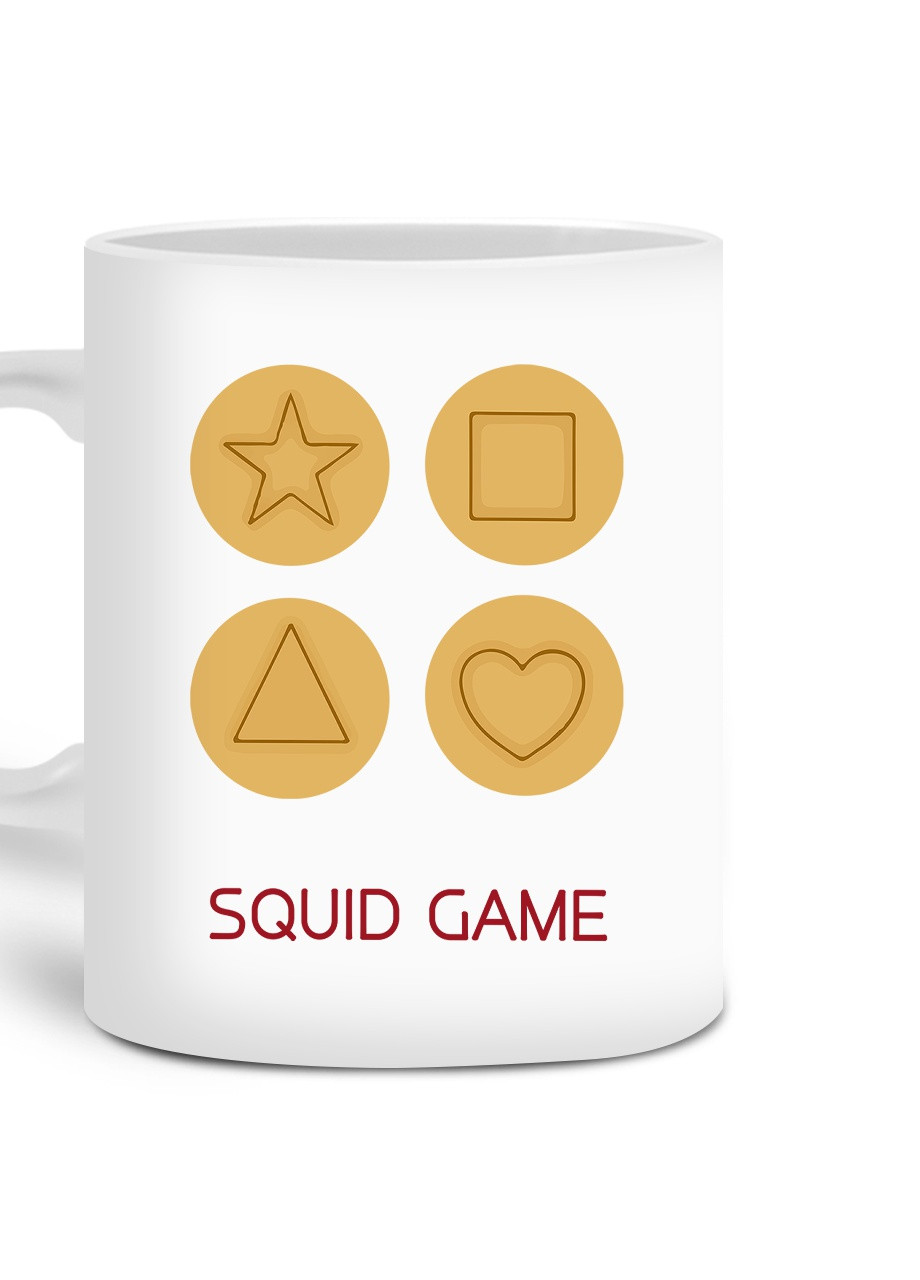 Кружка Печенье Игра в кальмара (Squid Game) (20259-3372) 300 мл MobiPrint (257580075)