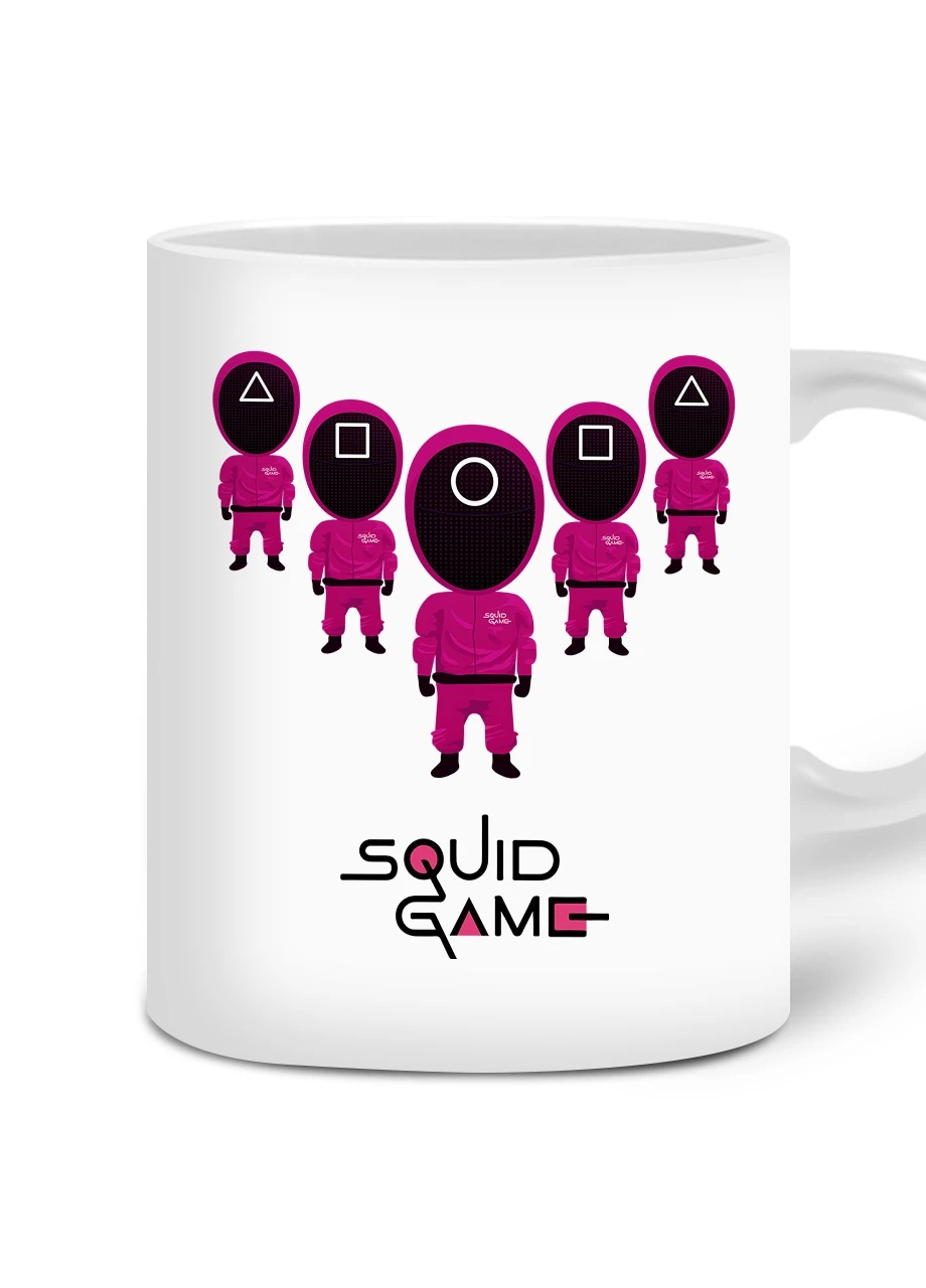 Кружка Солдати Гра в кальмара (Squid Game) (20259-3357) 300 мл MobiPrint (257580084)
