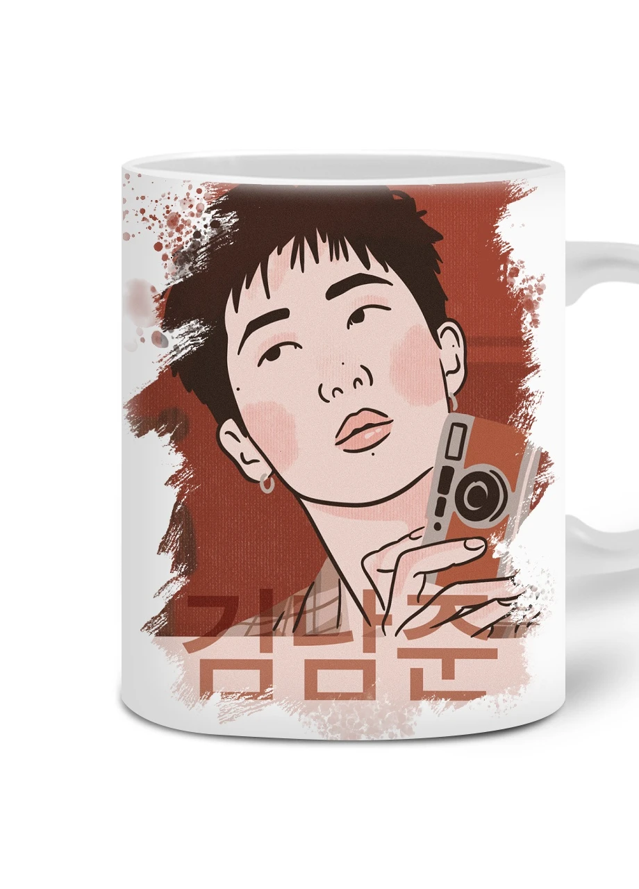 Кружка Кім Намджун БТС (Kim Nam Joon BTS) (20259-3261) 300 мл MobiPrint (257580290)
