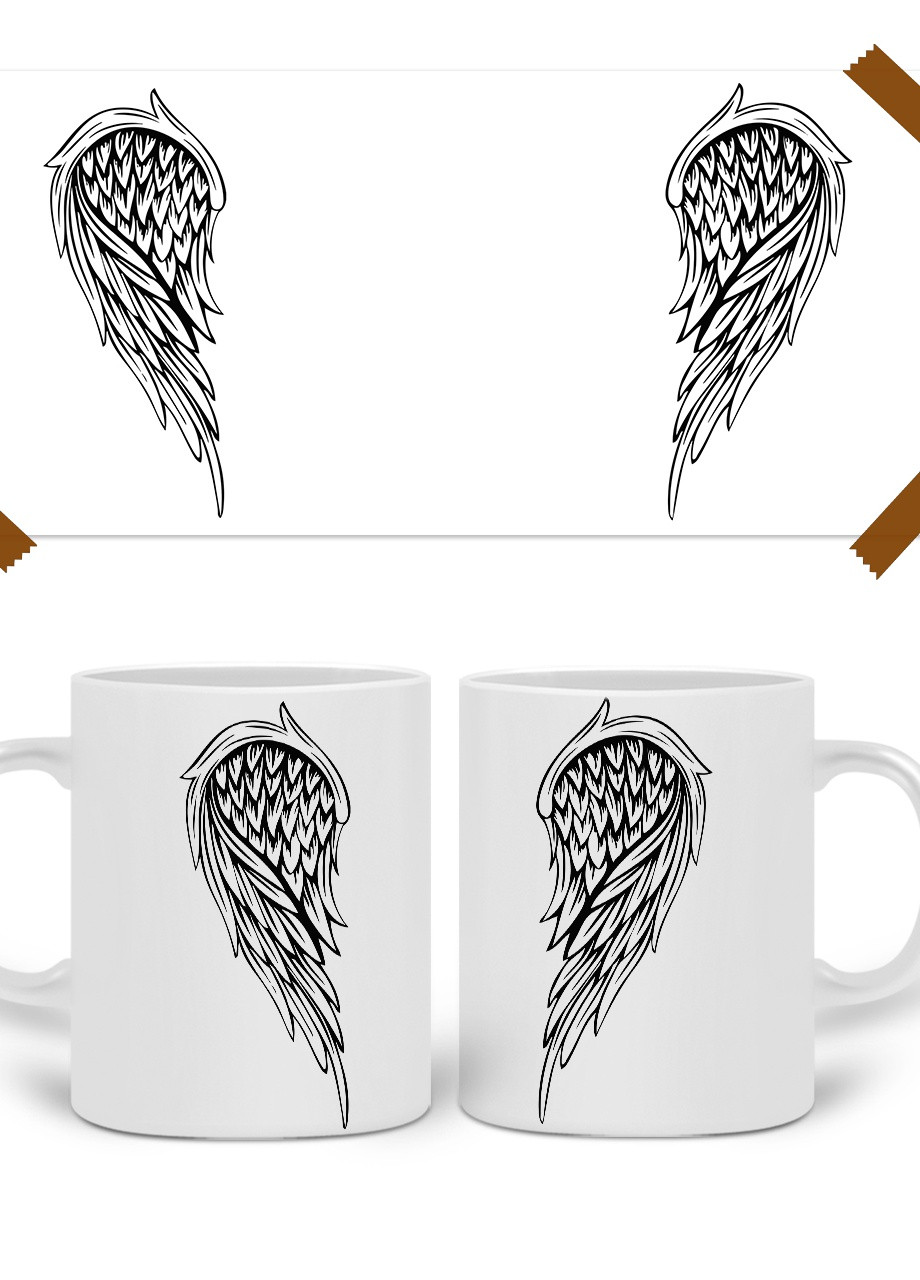 Кружка Половинка крыла (20259-3954) 300 мл MobiPrint (257580083)