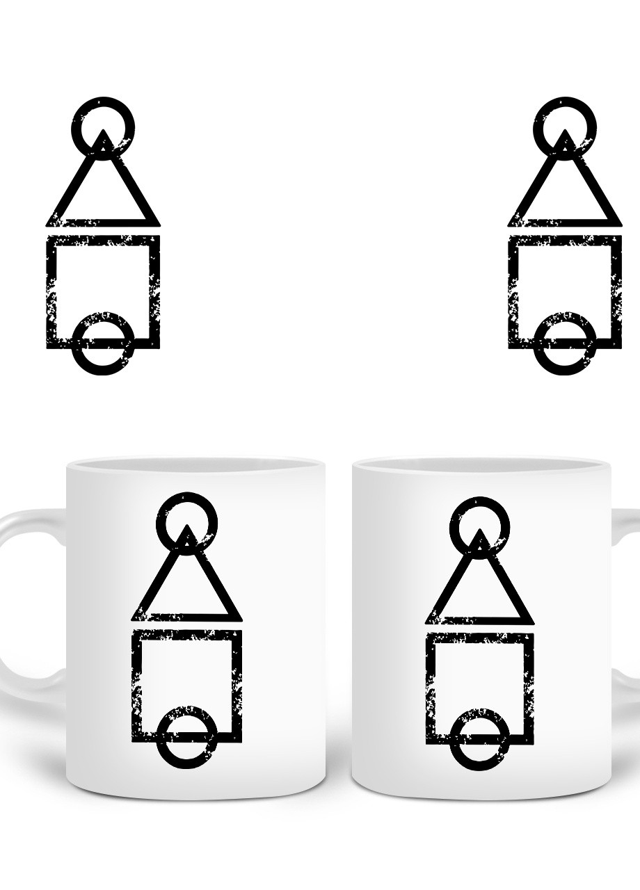 Кружка Игровое поле Игра в кальмара (Squid Game) (20259-3375) 300 мл MobiPrint (257580022)