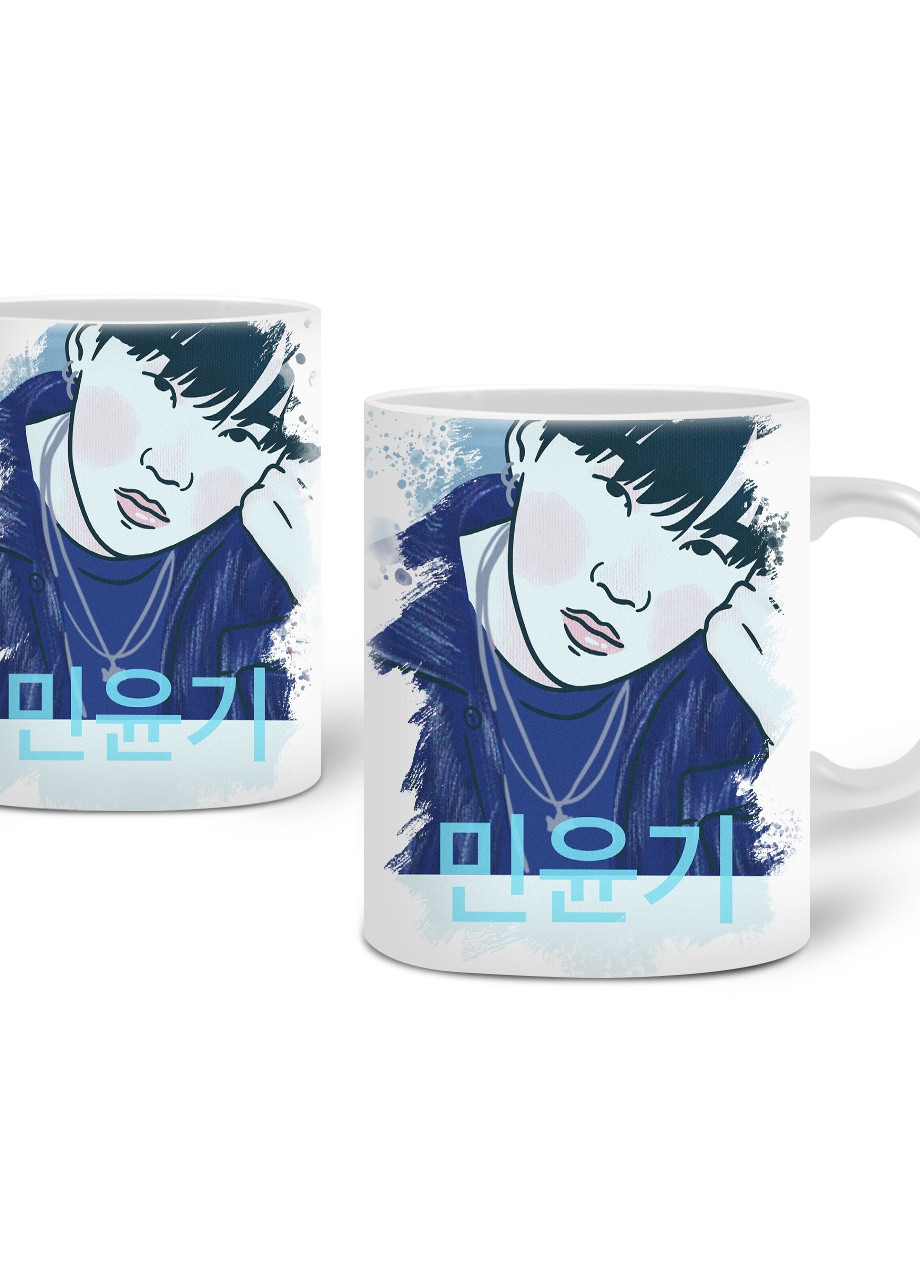 Кружка Мін Юнгі БТС (Min Yoongi BTS) (20259-3260) 300 мл MobiPrint (257580102)