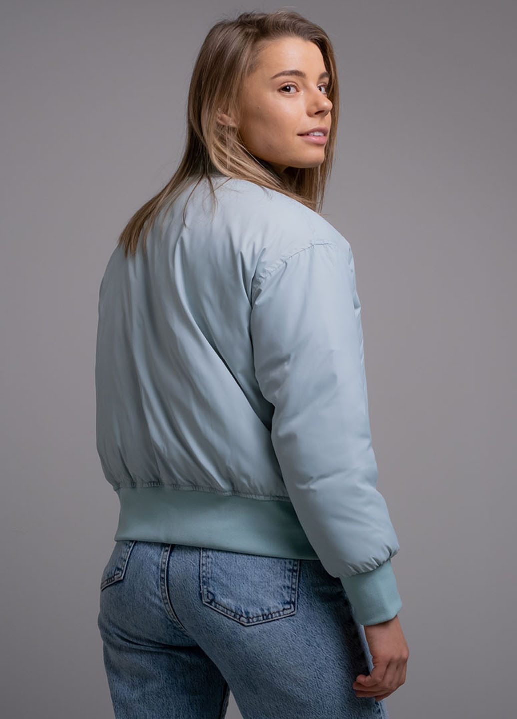 Голубая демисезонная куртка Power