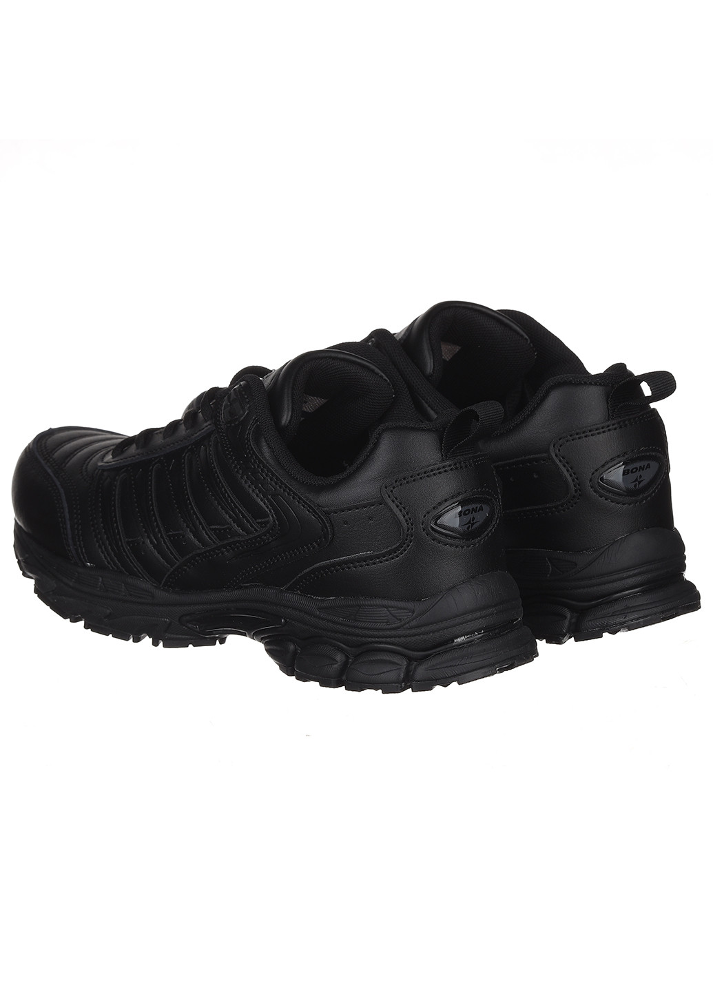 Черные демисезонные женские кроссовки 913v Bona
