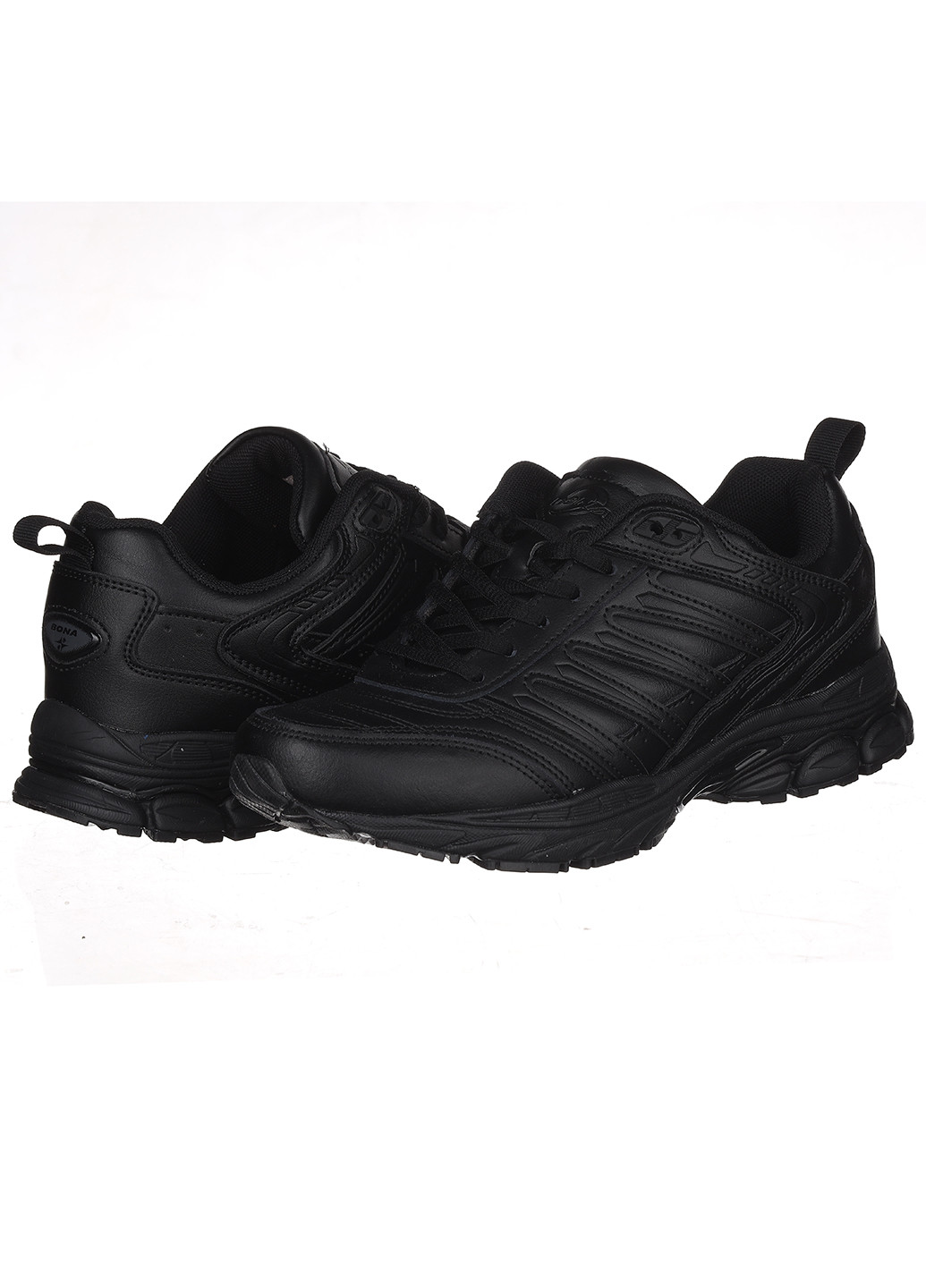 Черные демисезонные женские кроссовки 913v Bona