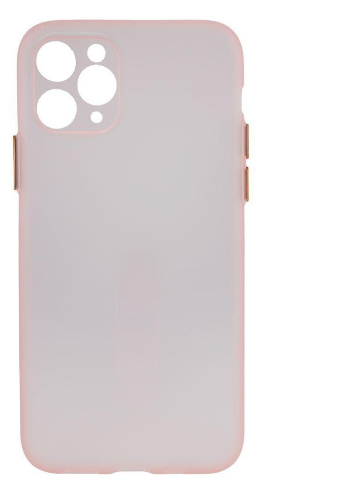 Силиконовый Чехол Ultra-thin Matte TPU with Frame для iPhone 11 Pro Розовый No Brand (257580383)