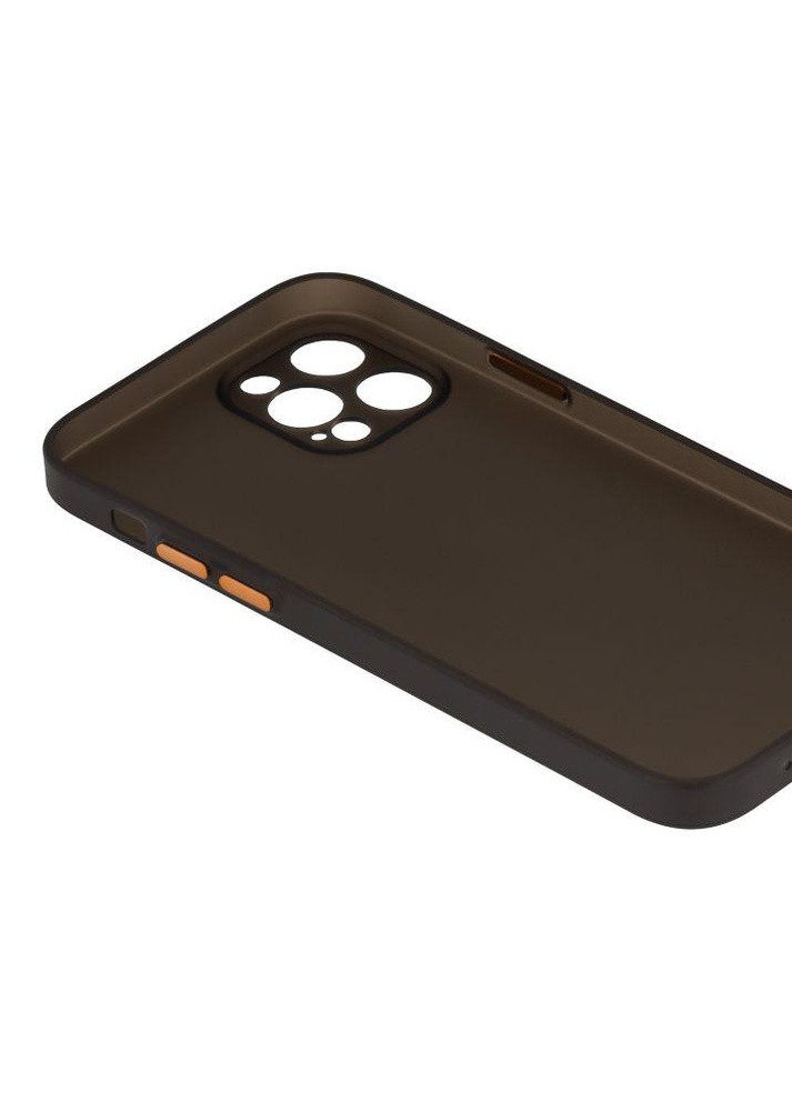 Силиконовый Чехол Ultra-thin Matte TPU with Frame для iPhone 12 Pro Черный No Brand (257580380)