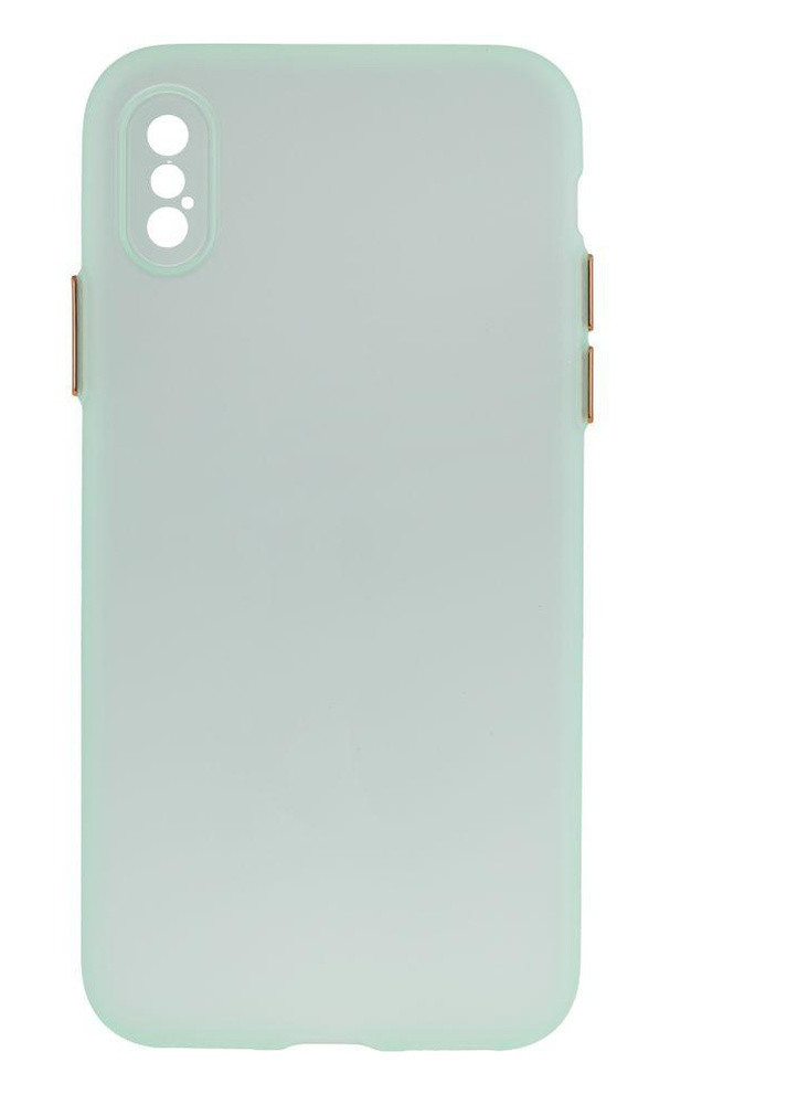 Силіконовий Чохол Ultra-thin Matte TPU with Frame для iPhone Xs Max Світло-зелений No Brand (257580372)