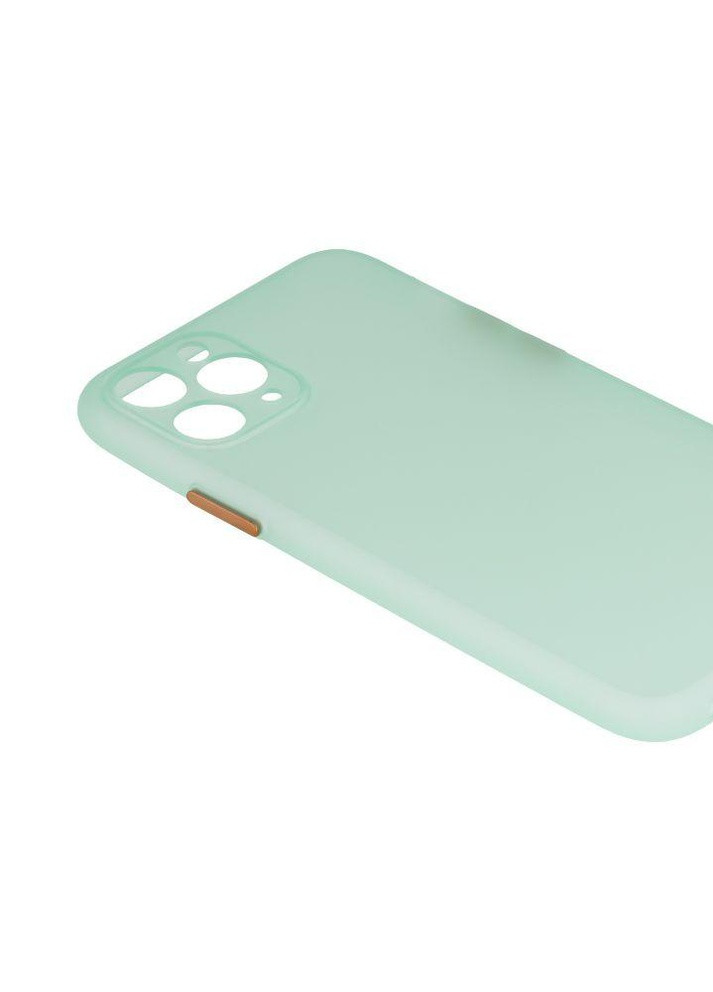 Силиконовый Чехол Ultra-thin Matte TPU with Frame для iPhone 11 Pro Светло-зеленый No Brand (257580378)