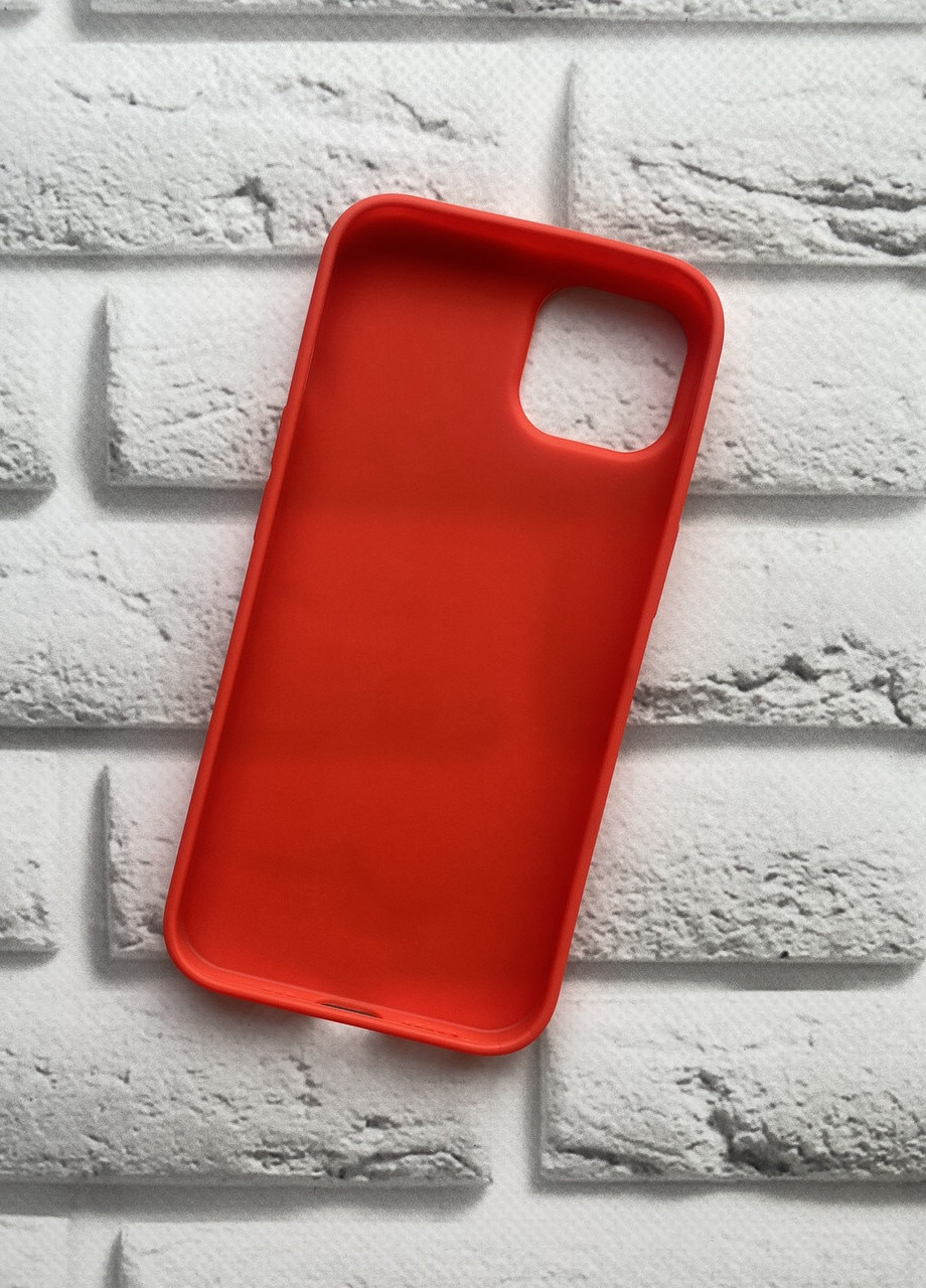 Силиконовый матовый чехол для Apple iPhone 13 :: Красный Creative (257594373)