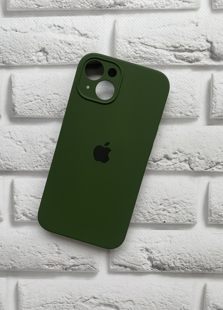 Чехол Apple Silicone Case Full для Apple iPhone 13 :: Лесной Зеленый Creative (257594088)