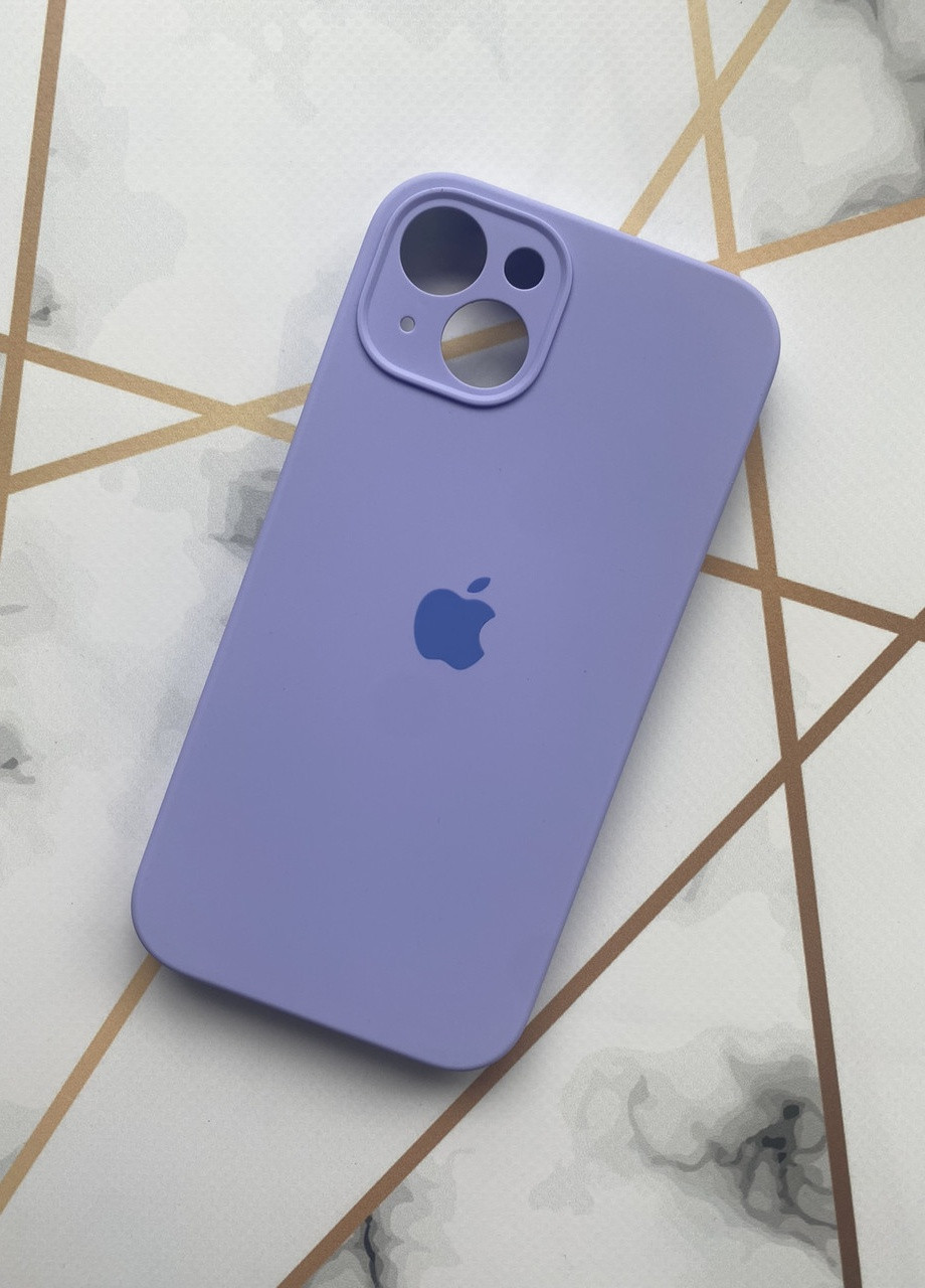 Силиконовый чехол с закрытой камерой Apple Silicone Case для Apple iPhone 13 :: Сиреневый Creative (257594494)