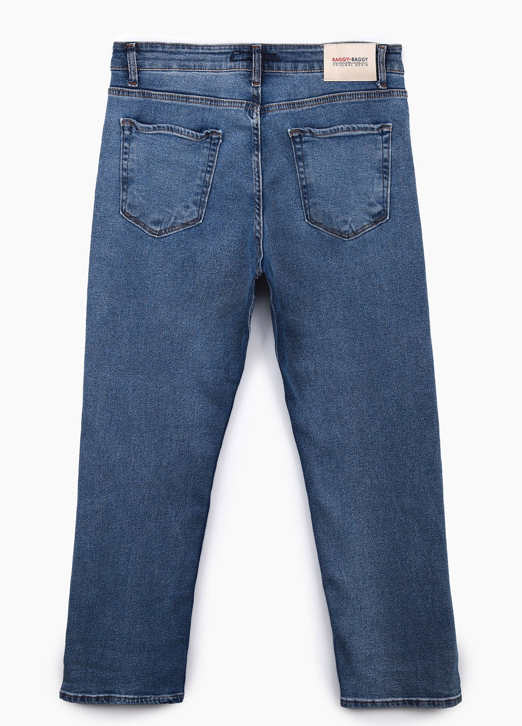 Синие демисезонные джинсы baggy fit Mario Cavalli