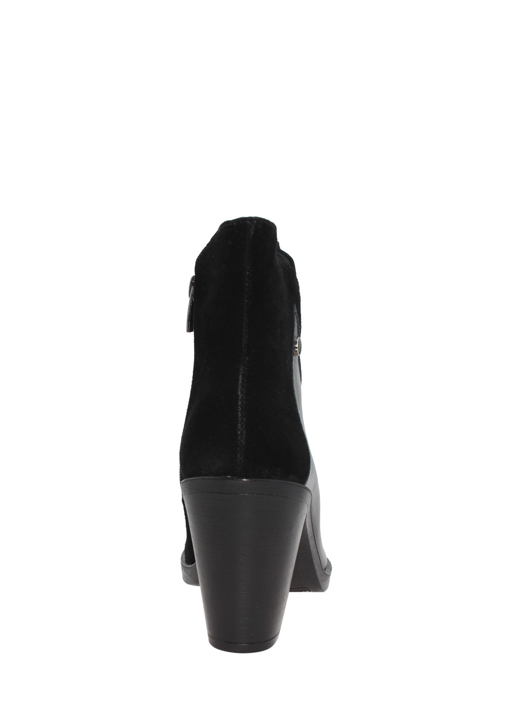 Осенние ботинки re0351 черный Emilio из натуральной замши