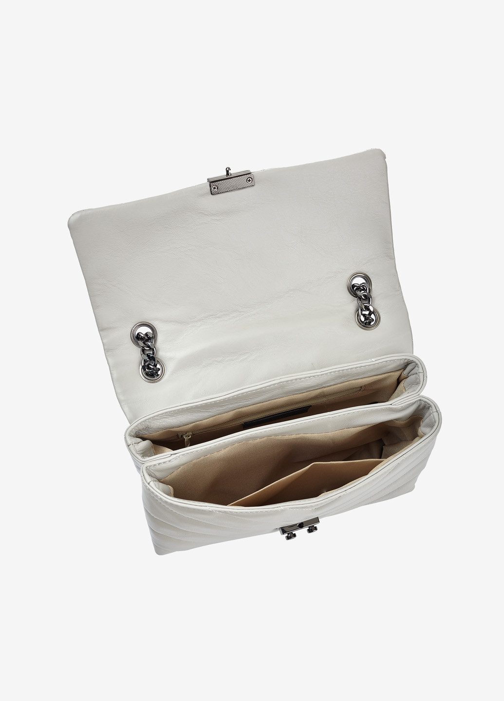 Сумка женская кожаная на цепочках кросс-боди средняя Сrossbody Nappa Regina Notte (257597806)