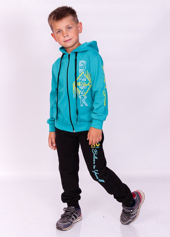 Зелений демісезонний костюм для хлопчика морська хвиля носи своє (p-4221-36736) Носи своє