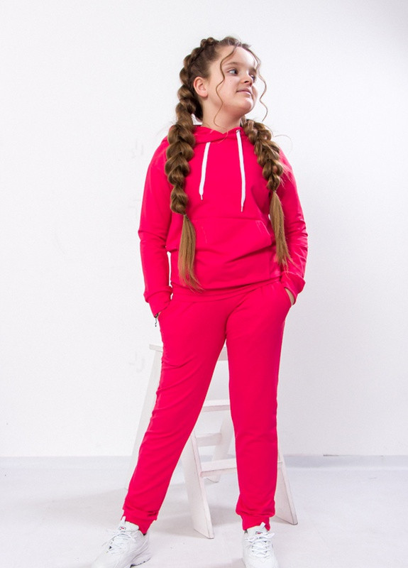 Розовый демисезонный костюм для дівчинки (підлітковий) червоний корал носи своє (p-9626-102297) Носи своє