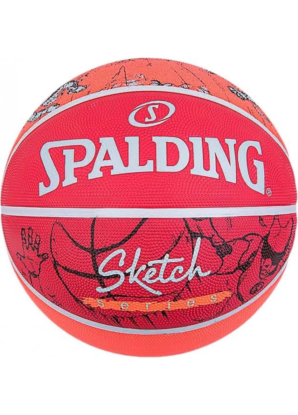 Мяч баскетбольный резиновый №7 Sketch Drible Spalding (257606794)