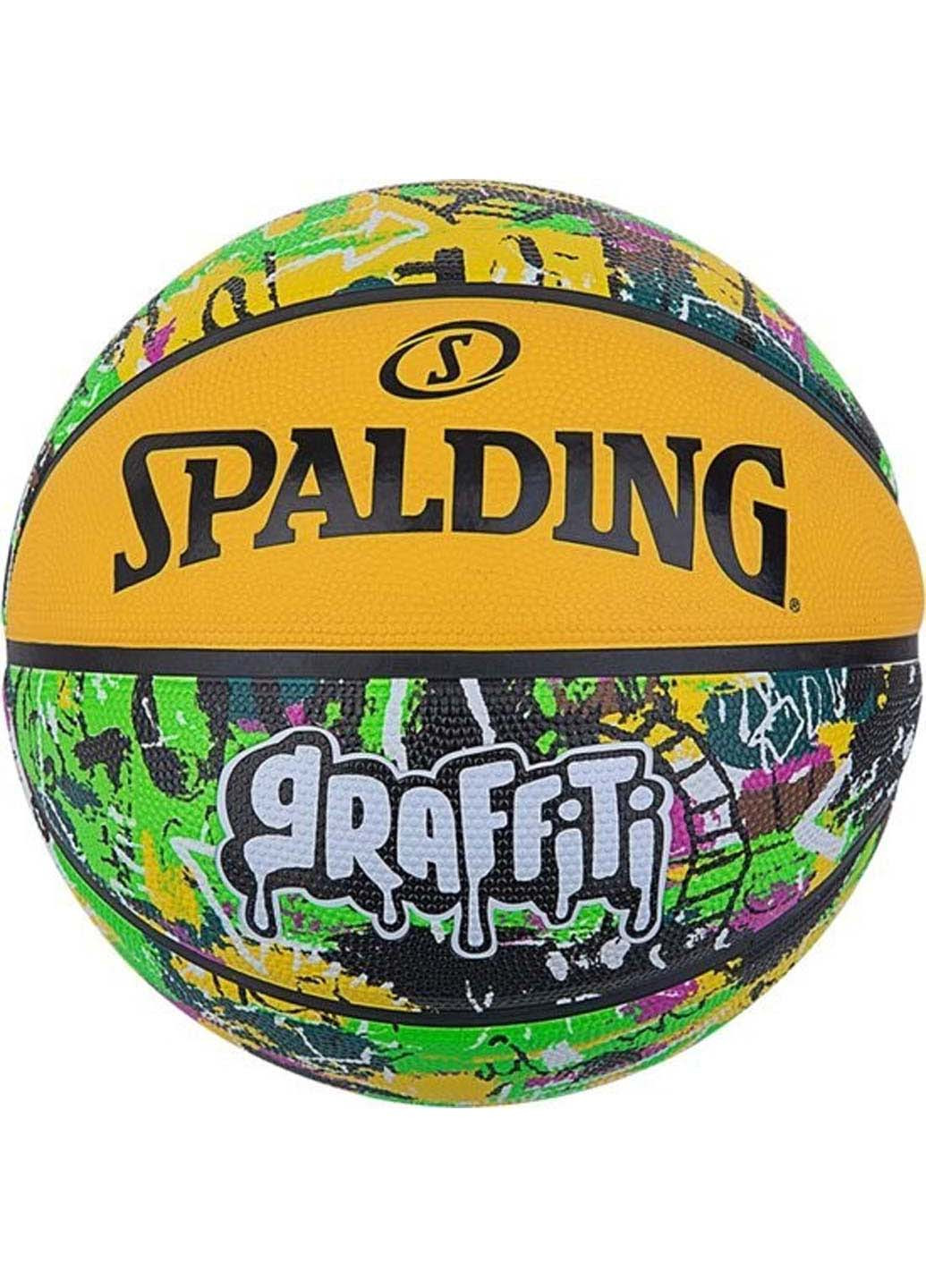Мяч баскетбольный резиновый №7 Spalding (257606801)
