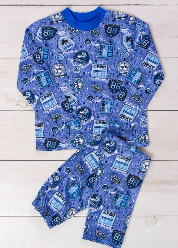 Синяя всесезон пижама для мальчика (6076-002-4-v33) Носи своє