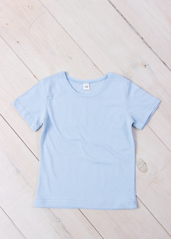 Голубая летняя футболка детская (p-3202-90915) Носи своє