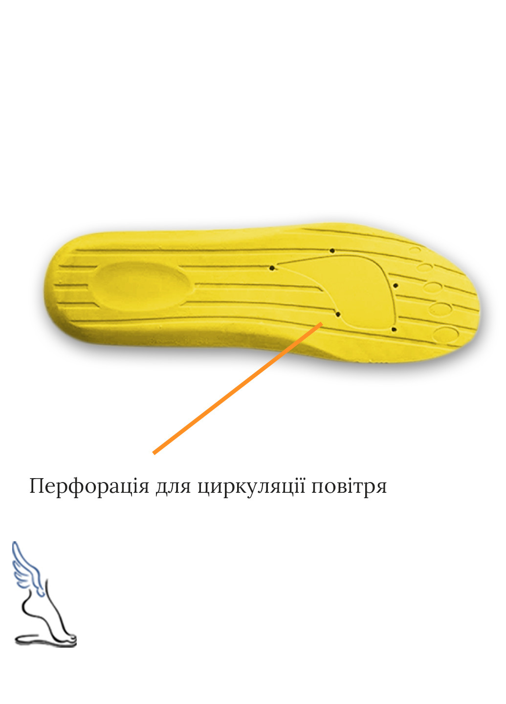Стельки для обуви с амортизационным эффектом No Brand (257608104)