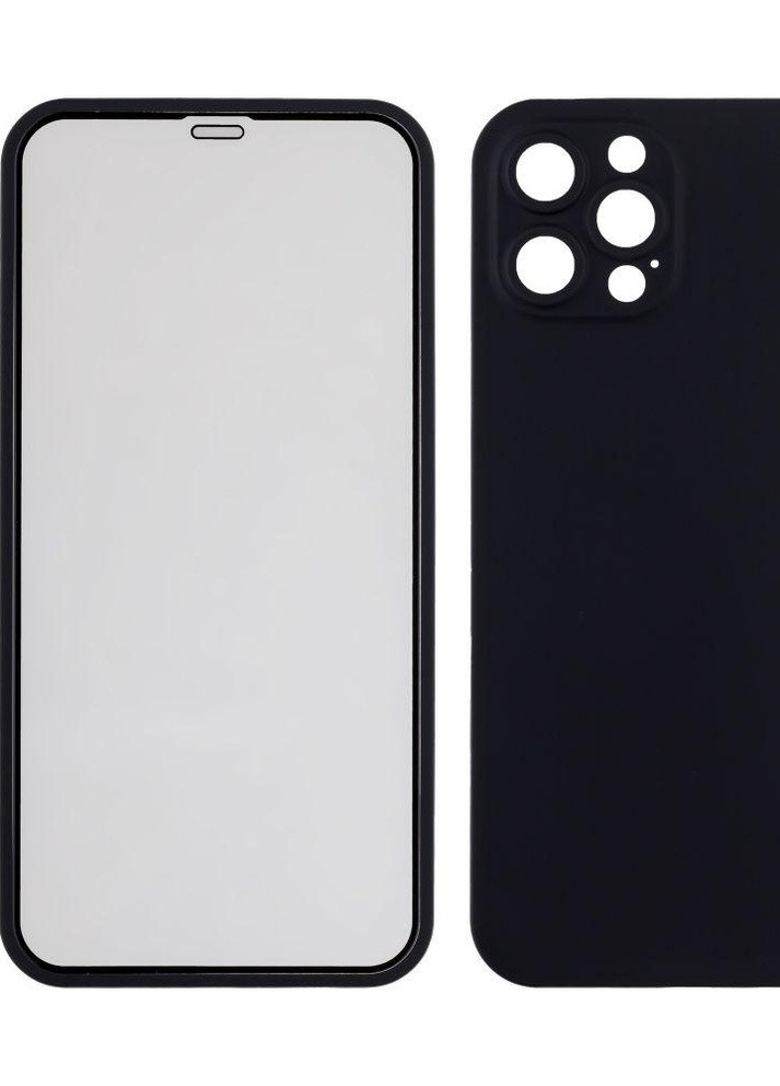 Чехол Double Sided для iPhone 12 Pro Черный No Brand (257607942)
