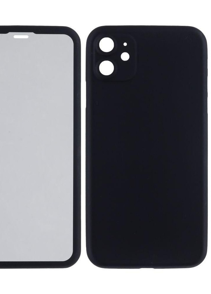 Чехол Double Sided для iPhone 11 Черный No Brand чёрный
