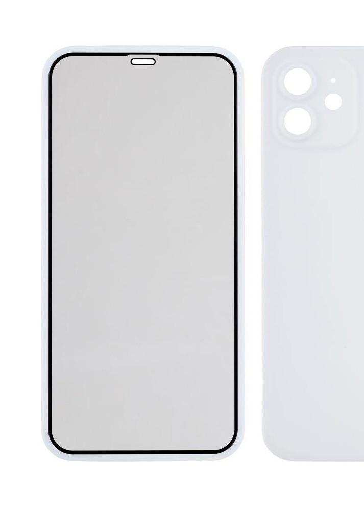 Чехол Double Sided для iPhone 12 Белый No Brand (257607929)