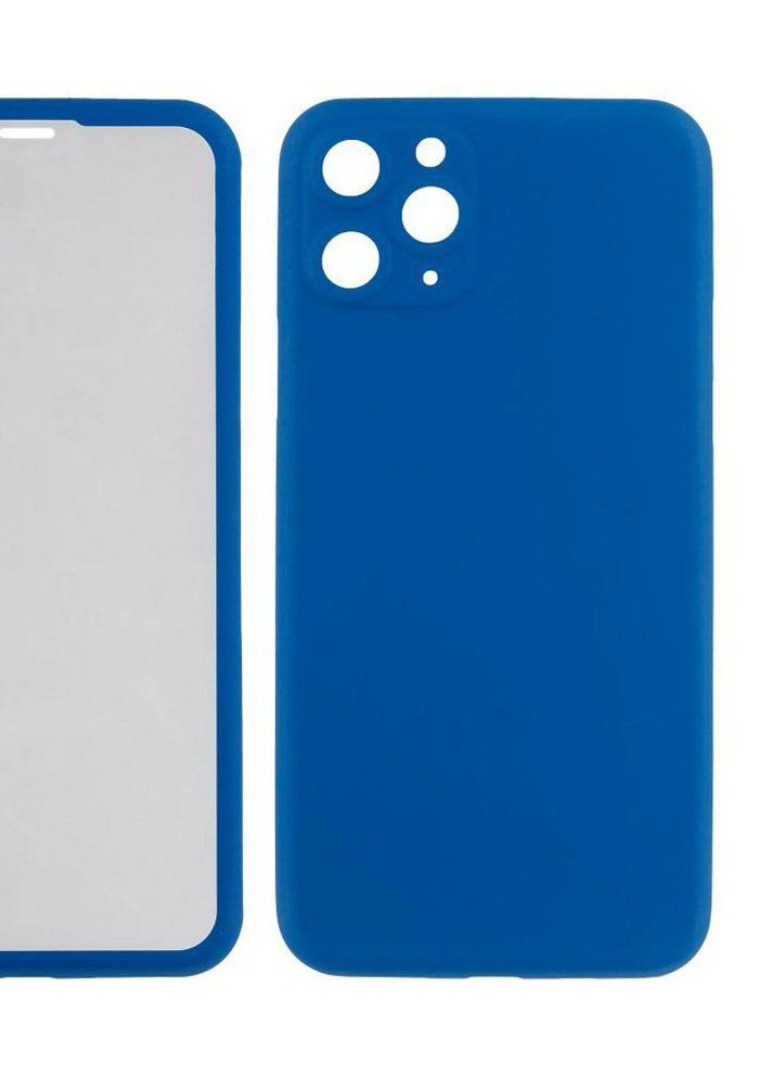 Чехол Double Sided для iPhone 11 Pro Синий No Brand (257607923)