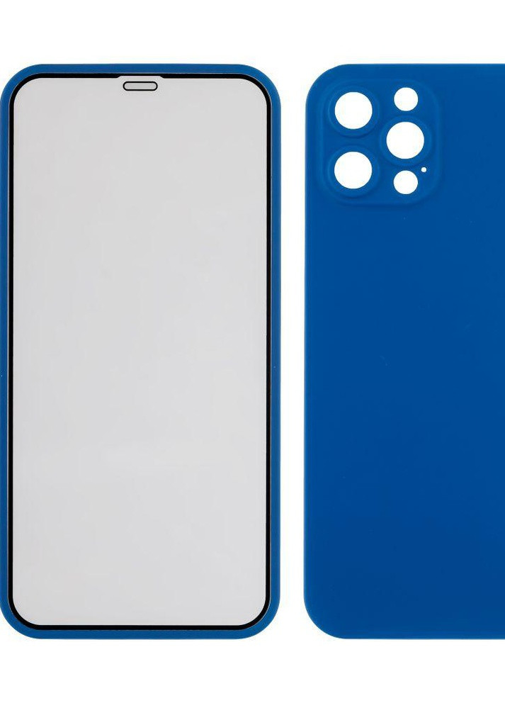 Чехол Double Sided для iPhone 12 Pro Синий No Brand (257607944)