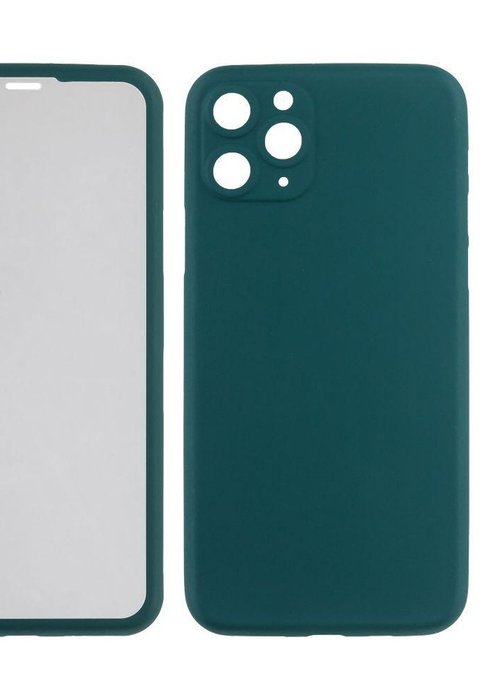Чехол Double Sided для iPhone 11 Pro Зеленый No Brand (257607934)