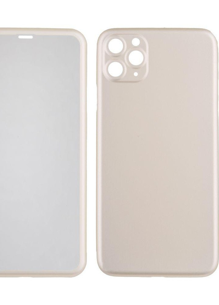 Чехол Double Sided для iPhone 11 Pro Max Золотой No Brand (257607945)